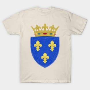 Small Coat of Arms, Kingdom of France T-Shirt